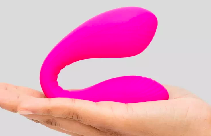Lovense Quake trứng rung điều khiển từ xa 2 đầu silicone